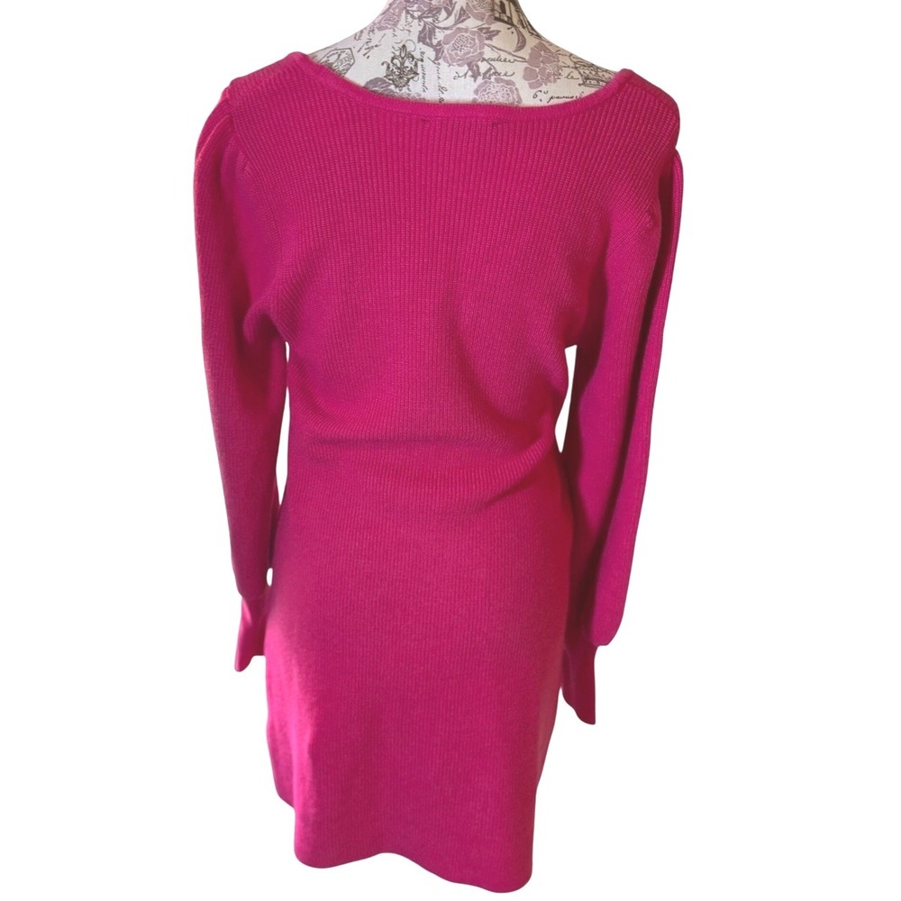 Y2k Vintage winter Sweater Dress Ribbed Knit Long dress, Boston Proper, SZ S